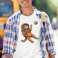 Niños Nutria Astronauta Divertido Animal Para Niños Nutria Marina Espacio Camiseta niño