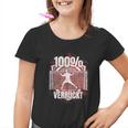 100 Verrückt Saying Handball Goalkeeper Kinder Tshirt