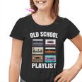 80Er 90Er Mixtape Playlist Kassette Oldschool Kinder Tshirt