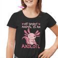 Ajolote Animal Lindo Anfibio Exótico Salamandra Axolotl Camiseta niño