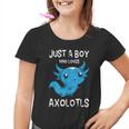 Animal Sólo Un Chico Que Ama Los Axolotls Salamandra Ajolote Camiseta niño
