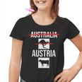 Austria Nicht Australia Österreich Kuh Nicht Känguru Kinder Tshirt