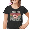 I Axolotl Preguntas Retroinatge Divertido Lindo Axolotl Camiseta niño