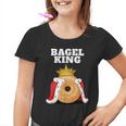 Bagel King Bagel Lover Cute Bagel Kinder Tshirt