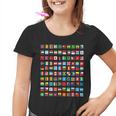 Banderas Internacionales Del Mundo Banderas Mapa Del Mundo Camiseta niño