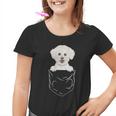 Bichons Frisés Avec Inscription Dog In Pocket Youth T-shirt
