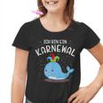 With Bin Ein Karnewal Mit Whale Costume For Carnival Kinder Tshirt