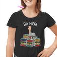 Bin Hier Book Nerd Bookwurm Book Here Kinder Tshirt