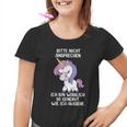 Bitte Nicht Ansprechen Ich Bin Wirklich So Angervt Einhorn Kinder Tshirt