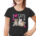 Camisa I Love Cats Cat Lover I Love Kittens Camiseta niño