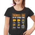 Ce Que Je Fais Pendant Mon Temps Libre Parmesan Youth T-shirt