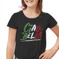 Ciao Bella Italy Flag Italian Kinder Tshirt