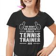 Cool Tennis Trainer Coach Best Tennis Trainer Kinder Tshirt