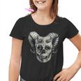 Dämonenschädel Demon Skull Totenkopf Teufel Kinder Tshirt