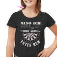 Dart Sayings Also Ich Spiele Gerne Unten Rum Dartsport Kinder Tshirt