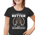 Das Leben Ist Besser Mit Presa Canarios Presa Canario Kinder Tshirt