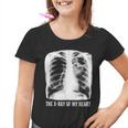 Das Röntgenbild Meiner Herzkatze Kinder Tshirt