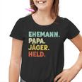 Day 'Husband Papa Jäger Held' Kinder Tshirt