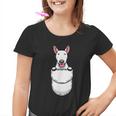 Divertido Bull Terrier En Bolsillo Lindo Bull Terrier Camiseta Camiseta niño