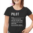 Divertido Título De Trabajo De Pilot Definition Camiseta niño