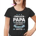 Endlich Papa Familie S Kinder Tshirt