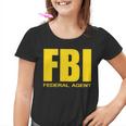 Fbi Federal Bureau Of Investigation Chest Logo Agent Kinder Tshirt