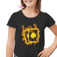 Feu As De Pique Flammes Jeu De Cartes Poker Youth T-shirt