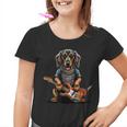 Dachshund Cute Rock And Roll Rocker Punk Kinder Tshirt