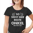 So Sieht Der Beste Onkel Der Welt German Langu Kinder Tshirt