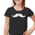 Hombre Bigote Hipster Camiseta niño