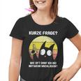 Humour Cat Slogan Vintage Cynic Cats Kinder Tshirt