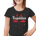 Ich Bin Ein Deufelchen Fancy Dress Carnival Devil Costume Kinder Tshirt