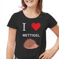 Ich Liebe Mettigel Mett Meat Kinder Tshirt