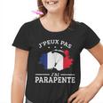 Je Peux Pas J'ai Parapente Parachute Parachutist Parapentist Youth T-shirt