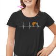 Kiwi Bird Kiwivogel Heartbeat Ecg Pulse New Zealand Kinder Tshirt