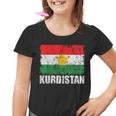 Kurdistan Flag Rojava Kurdish Kurds Kinder Tshirt