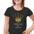 La Princesa Ha Llegado A Niñas Corona Princesa Camiseta niño