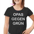 Lustiges Grünes Nein-Danke-Outfit Opas Gegen Grün Kinder Tshirt