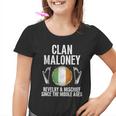 Maloney Surname Irish Family Name Heraldic Celtic Clan Youth T-shirt