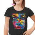 Mujeres Coloridas Flores Abstractas Arte Gráfico Arte Mujeres Camiseta niño