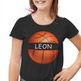 Neuheit Personalisierte Name Leon Sport Basketball Kinder Tshirt