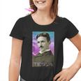 Nikola Tesla Inspiradora De Ciencia Y Electricidad Camiseta niño
