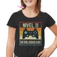 Nivel 11 Anos Desbloqueado Humor Cumpleanos 11 Gamer Regalo Camiseta niño