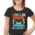 Nivel 6 Desbloqueado 6º Cumpleaños Gamer Regalos 6 Años Regalo Camiseta niño