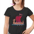 Norwegian Flagiking Ship Norway Kinder Tshirt