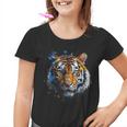 Obra De Arte De Tigre Colorido Animal Arte Tigre Camiseta niño