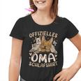 Offizielles Oma Schlaf Französische Bulldogge Kinder Tshirt