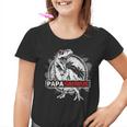 PapasaurusRex Papa Saurus Dinosaur Grandpa Dino Camiseta niño