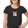 Perro Corgi En El Bolsillo Lindo Perro De Bolsillo Corgi Camiseta niño
