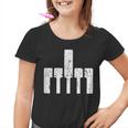Piano Player Keyboard Medio Dedo Regalos Para Los Amantes De La Música Camiseta niño